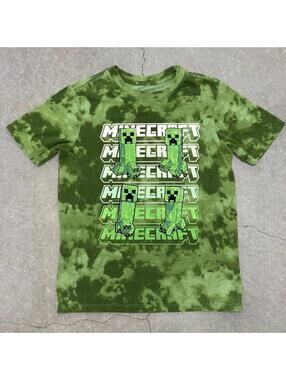 Mad Engine Minecraft Creeper Kids T Shirt